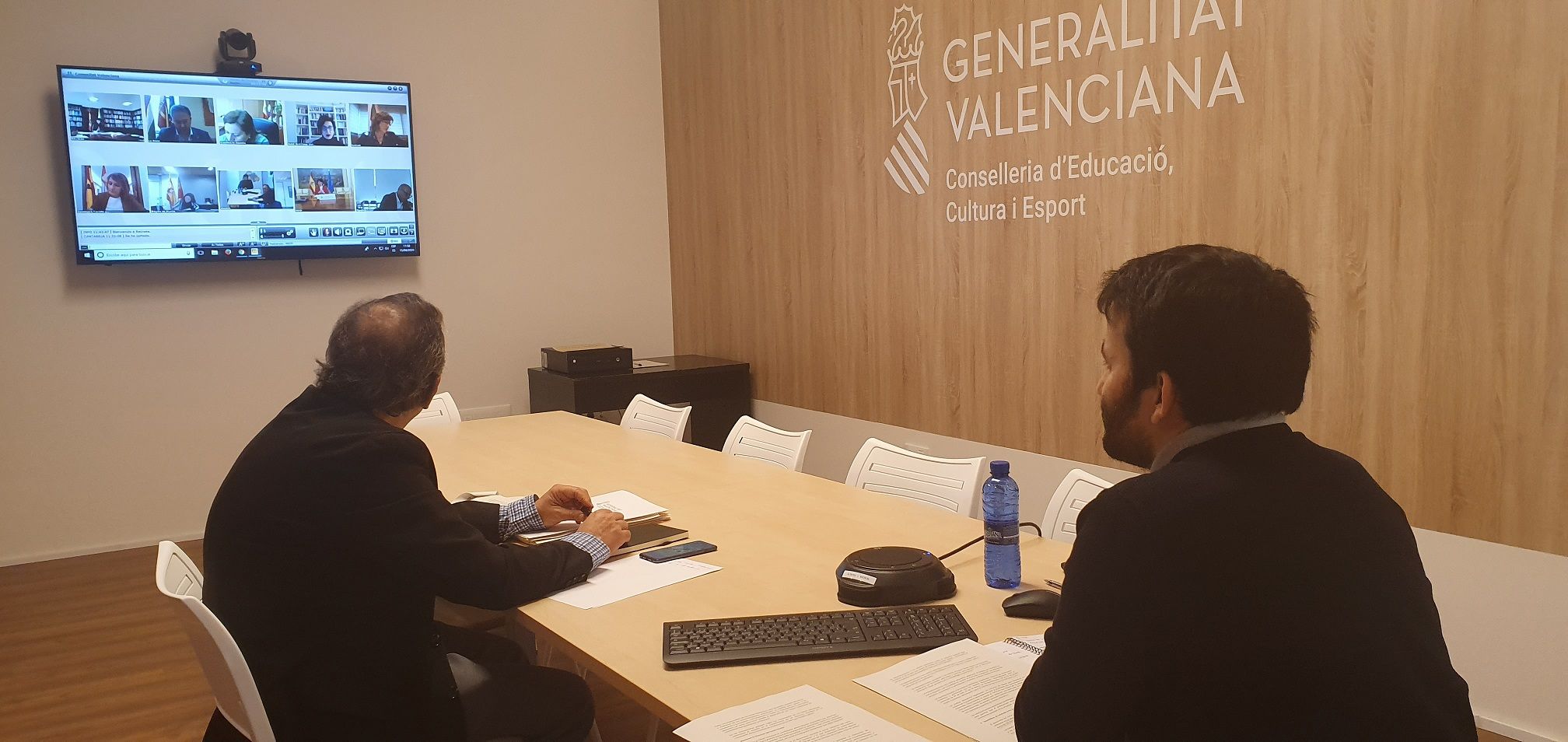 Reunión conseller de Educación sobre el final del curso escolar