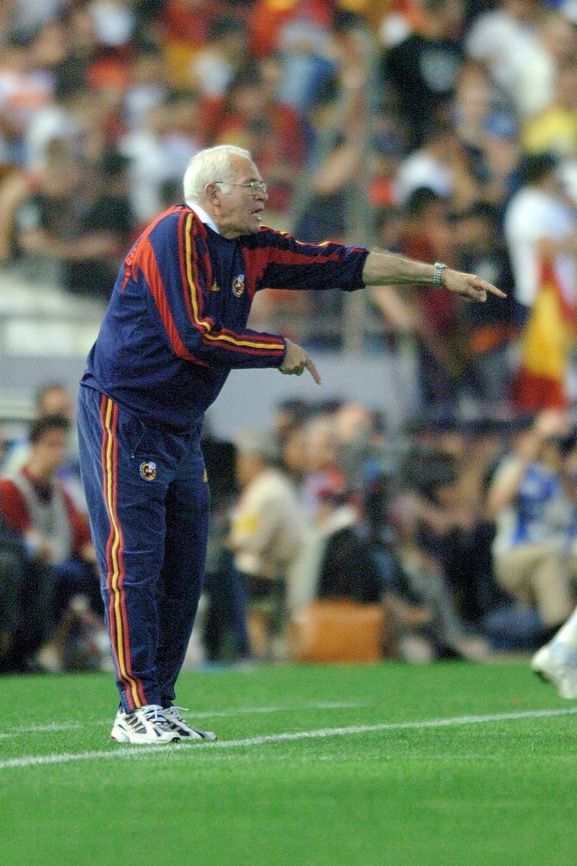  Selección española en Mestalla.