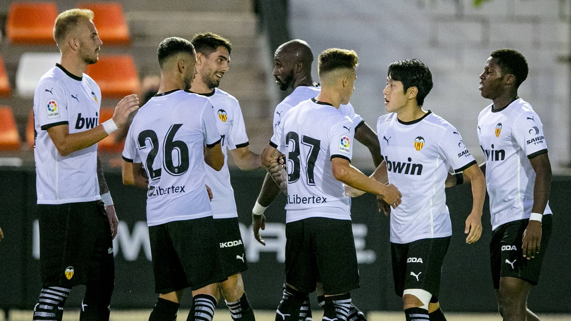 Alegría gol del Valencia CF