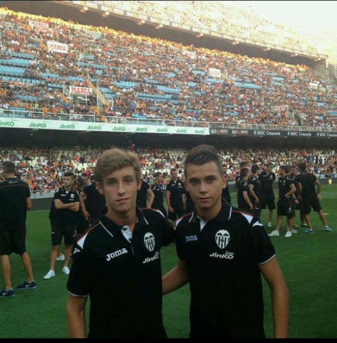  Álex Blanco en sus diferentes etapas. En esta foto junto a Fran Villalba