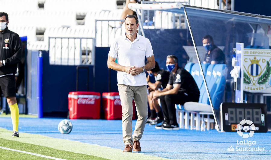 Voro, en el CD Leganés - Valencia CF