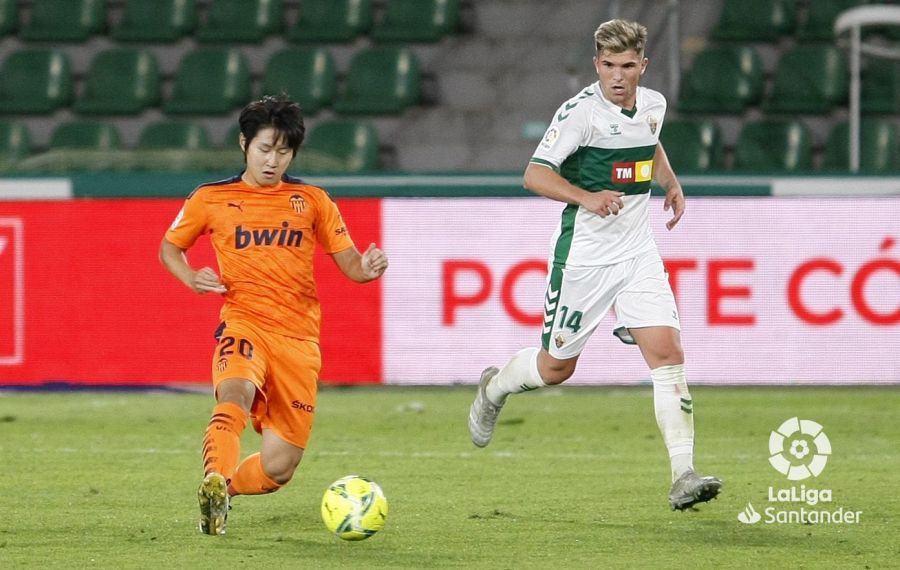  Kang In Lee en el Elche-Valencia