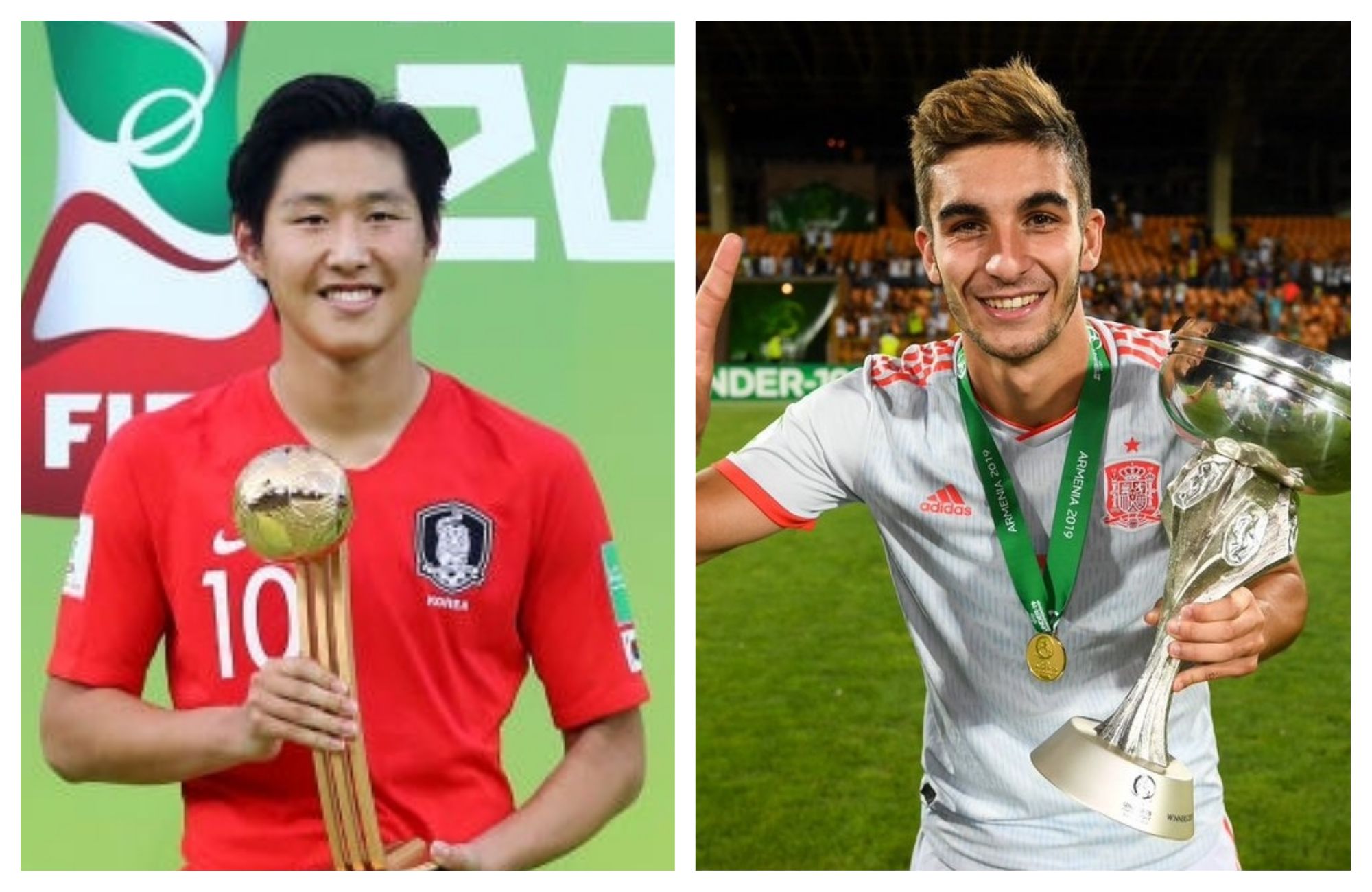Ferran Torres y Kangin Lee, nominados al Golden Boy