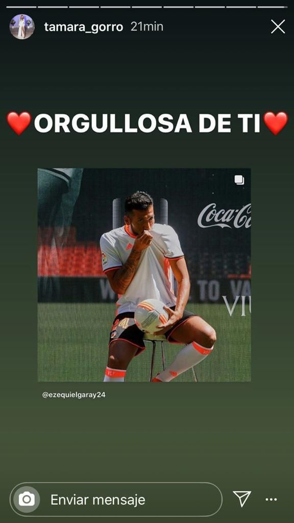 Tamara Gorro, orgullosa de su marido