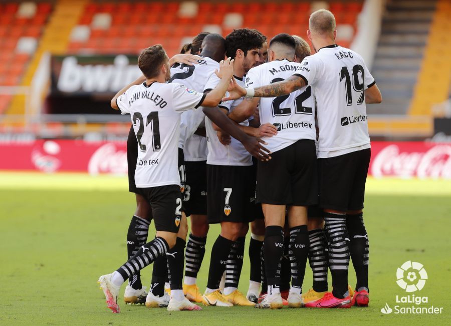  Gol de Wass (1-0) en el Valencia CF - SD Huesca.