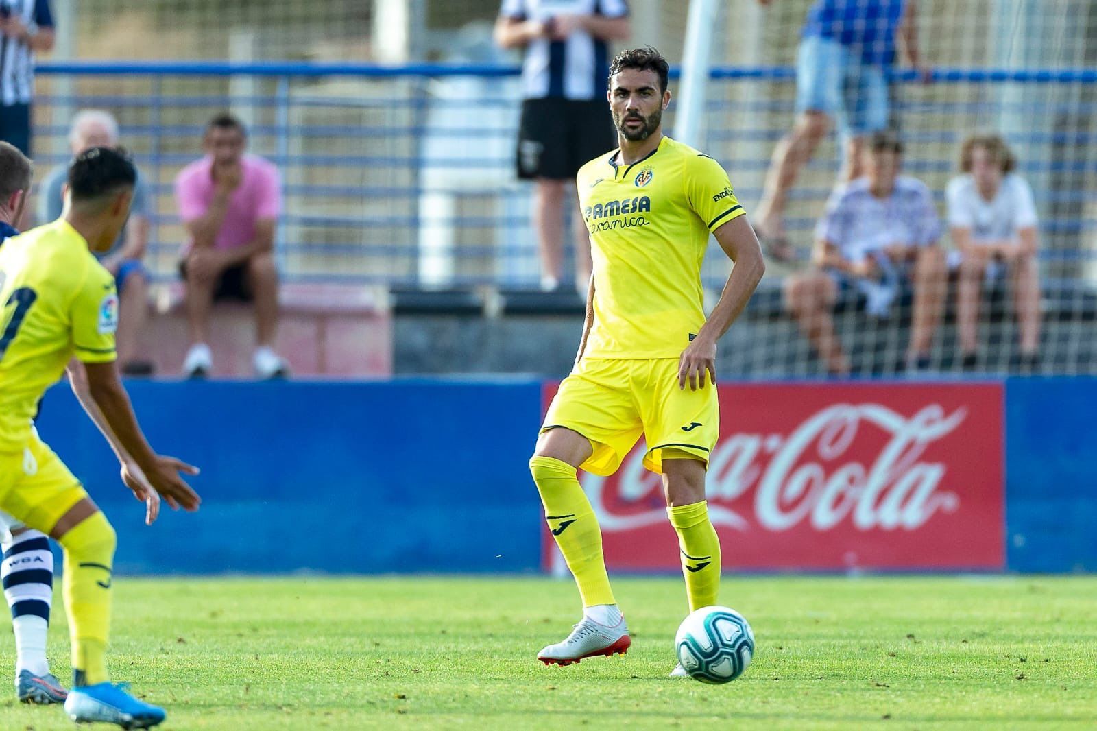  Iborra en un partido con el Villarreal.