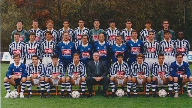  Plantilla de la Real Sociedad en los años 90 con Unai Emery y Javi Gracia en sus filas.