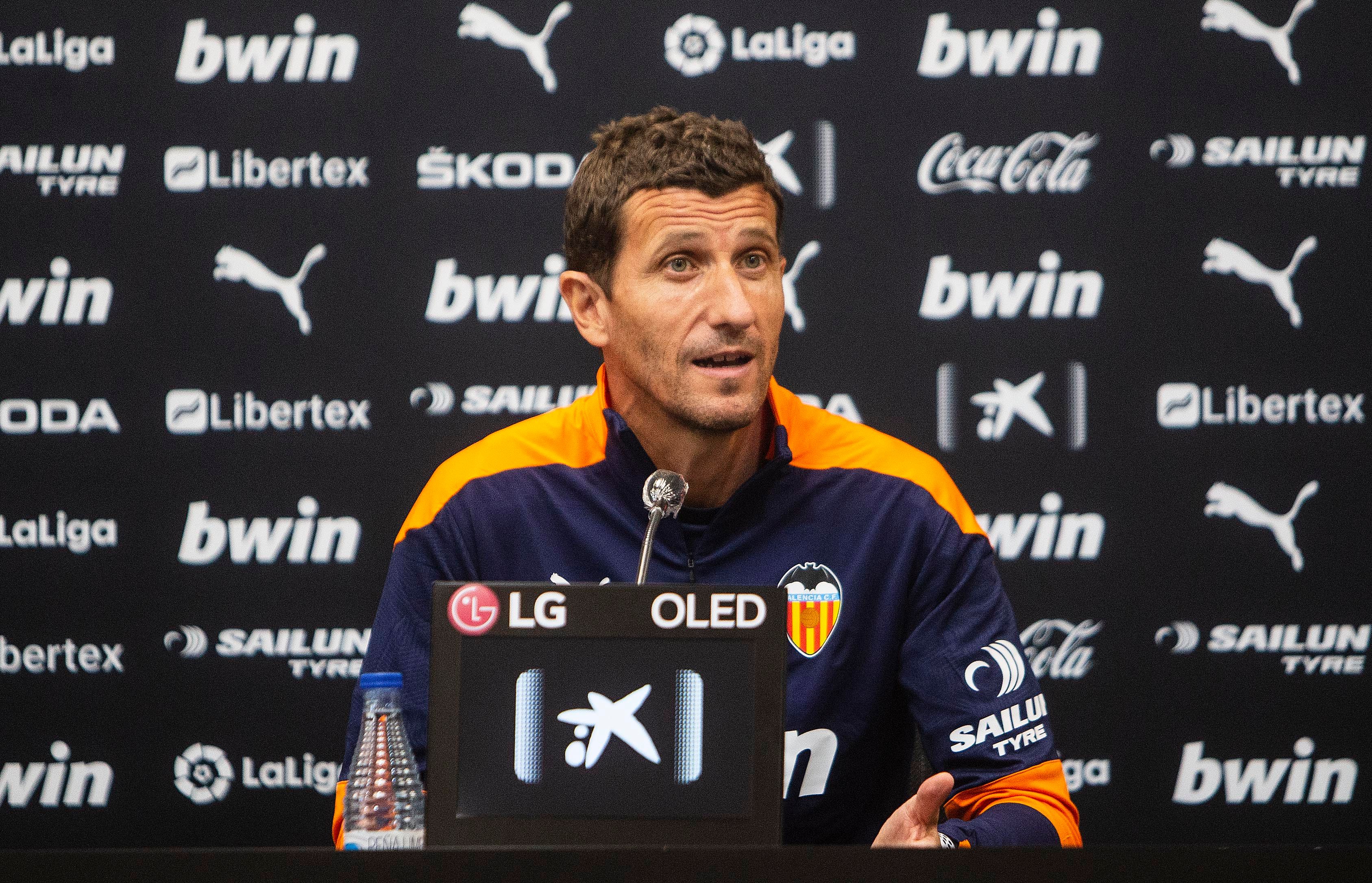  Javi Gracia, en rueda de prensa
