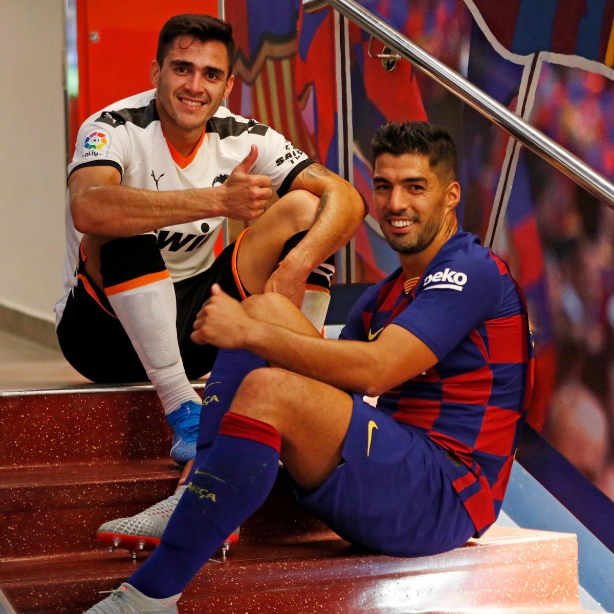  Maxi Gómez y Luis Suárez.