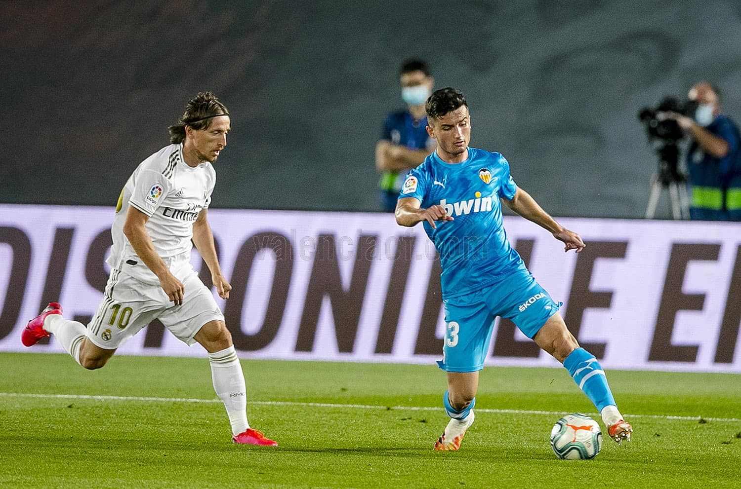 Hugo Guillamón en el Real Madrid - Valencia