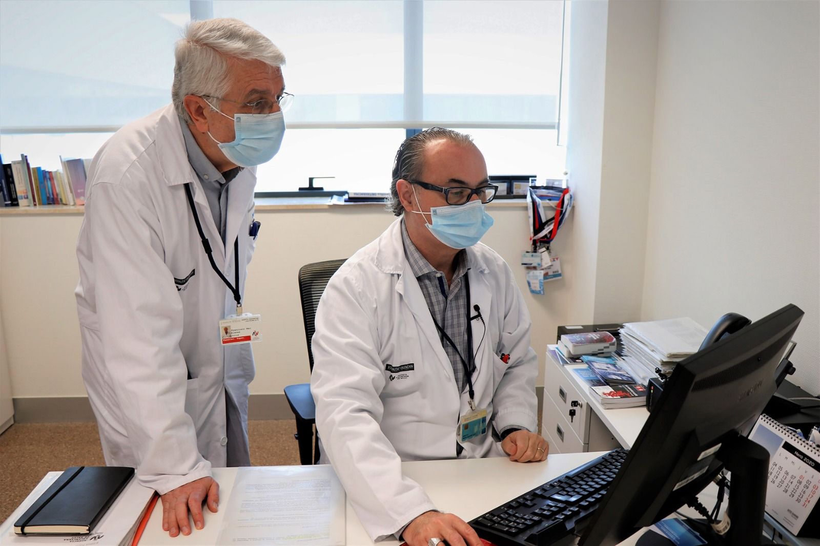  Sanitarios en el Hospital durante la pandemia del coronavirus