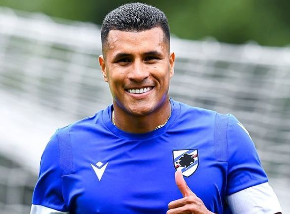  Murillo entrenándose con la Sampdoria.