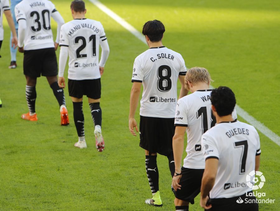  Titulares del Valencia CF ante el Atlético de Madrid.