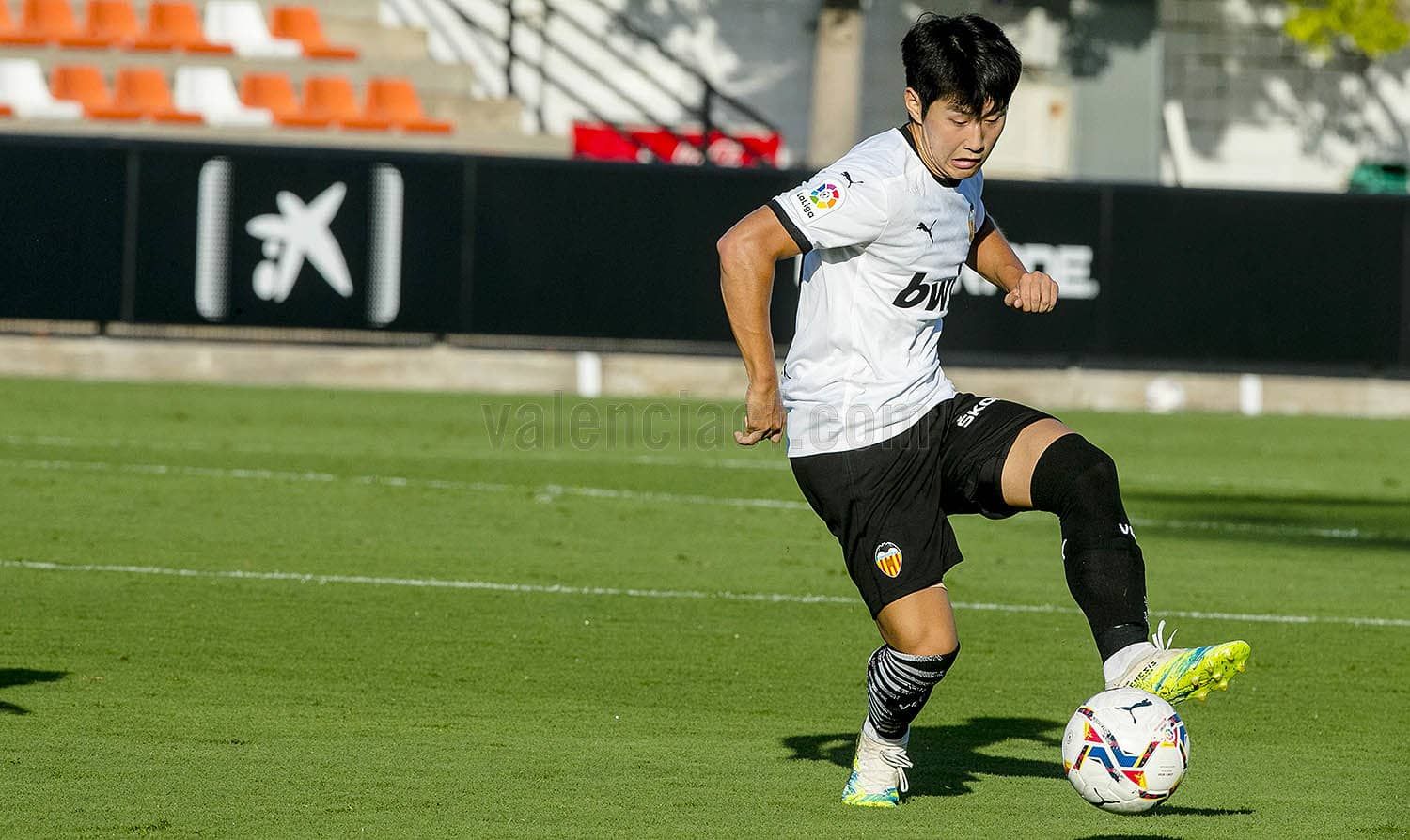 Kang In Lee en el Valencia CF -Castellón