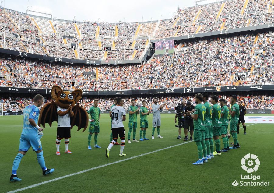  Valencia - Real Sociedad: Pasillo al campeón
