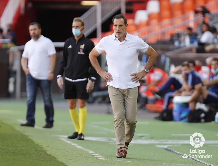 Voro, en el Valencia CF - Valladolid