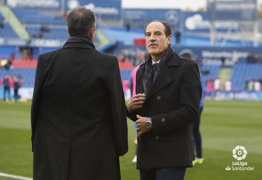 Voro en el Getafe-Valencia CF.