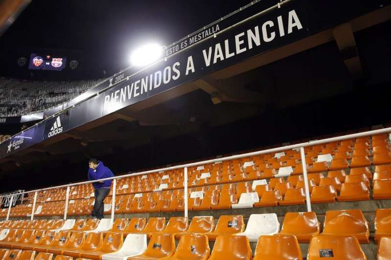 Valencia-Atalanta, Mestalla a puerta cerrada, el último partido antes de estallar la pandemia