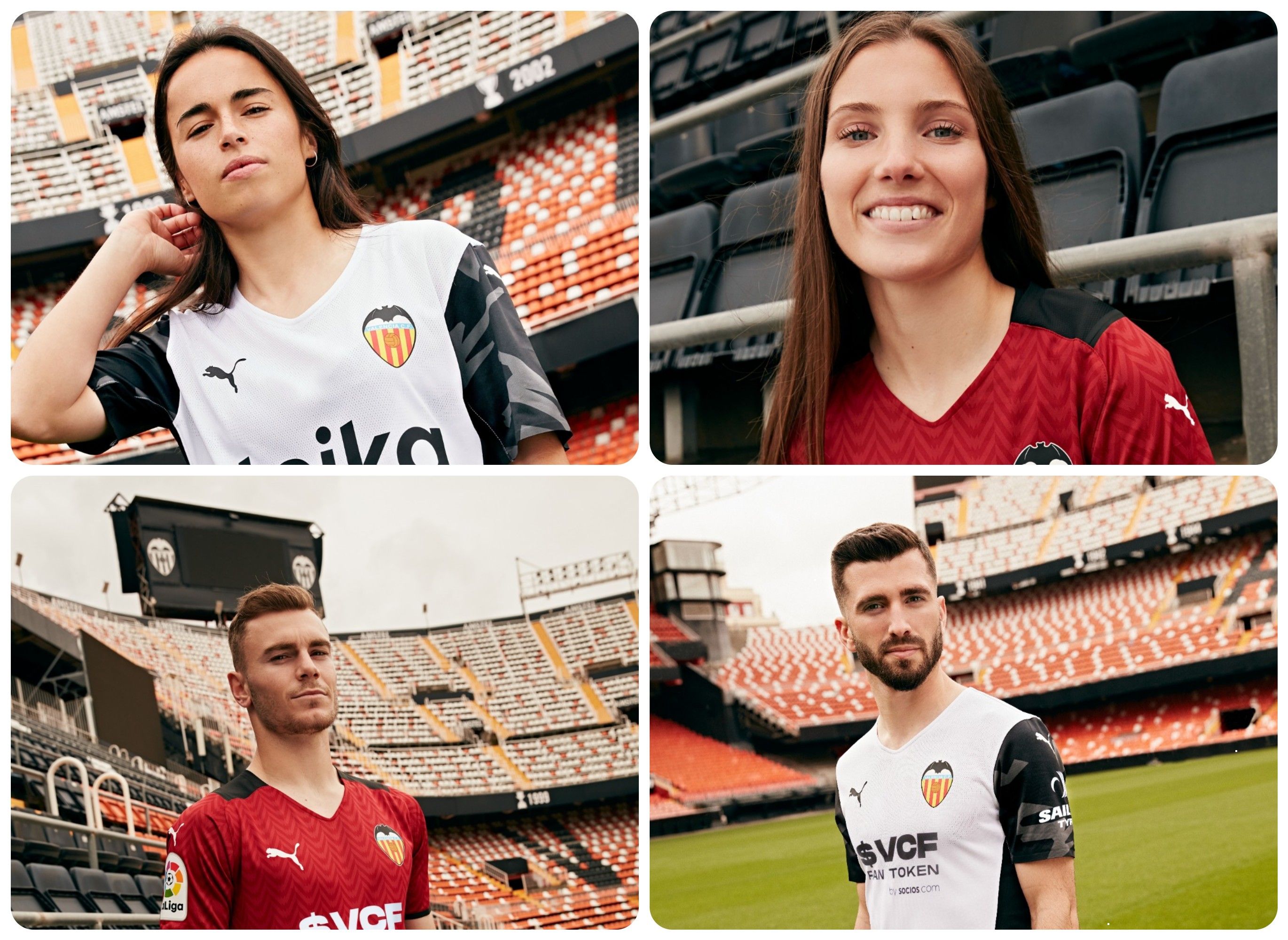  Actores para las camisetas del Valencia CF