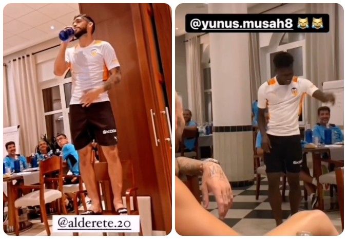  Alderete y Yunus Musah