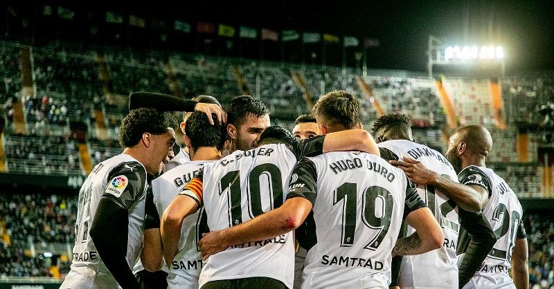 Alegría gol del Valencia CF