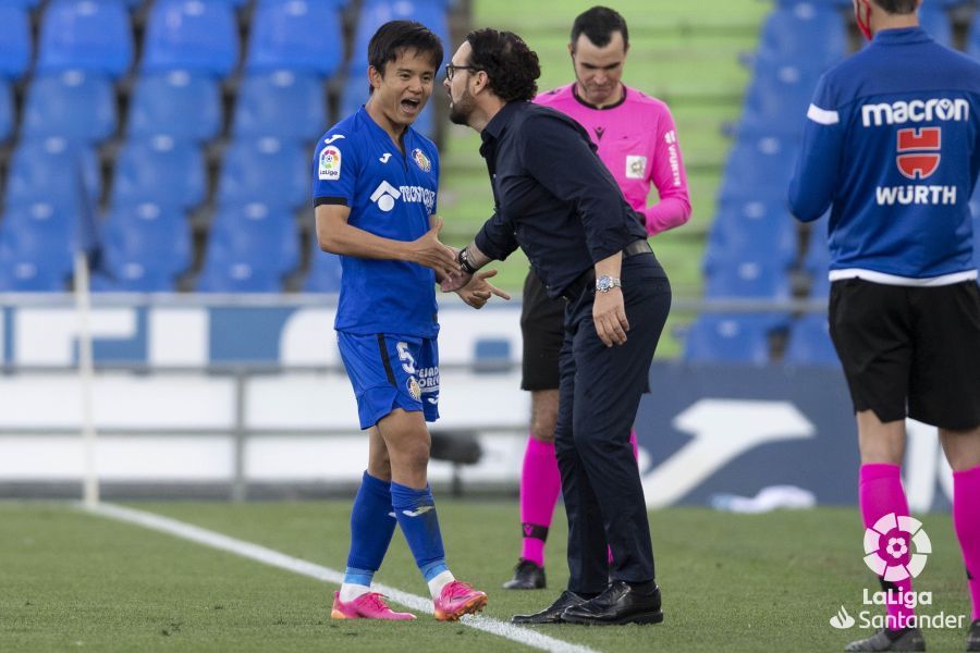  Bordalás celebra la salvación del Getafe