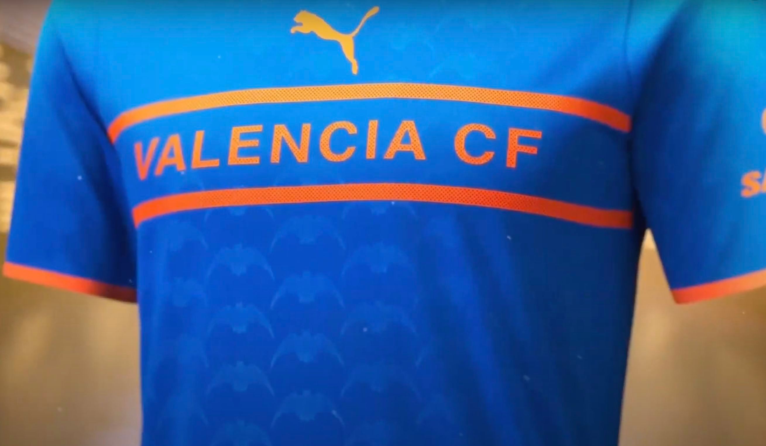 Camiseta azul del Valencia CF