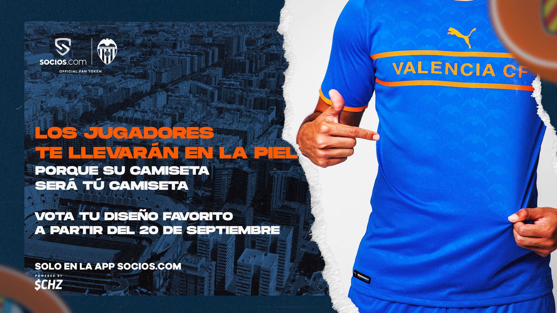  Camiseta del Valencia, primera propuesta