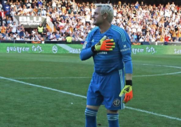 Cañizares en el partido de Leyendas.