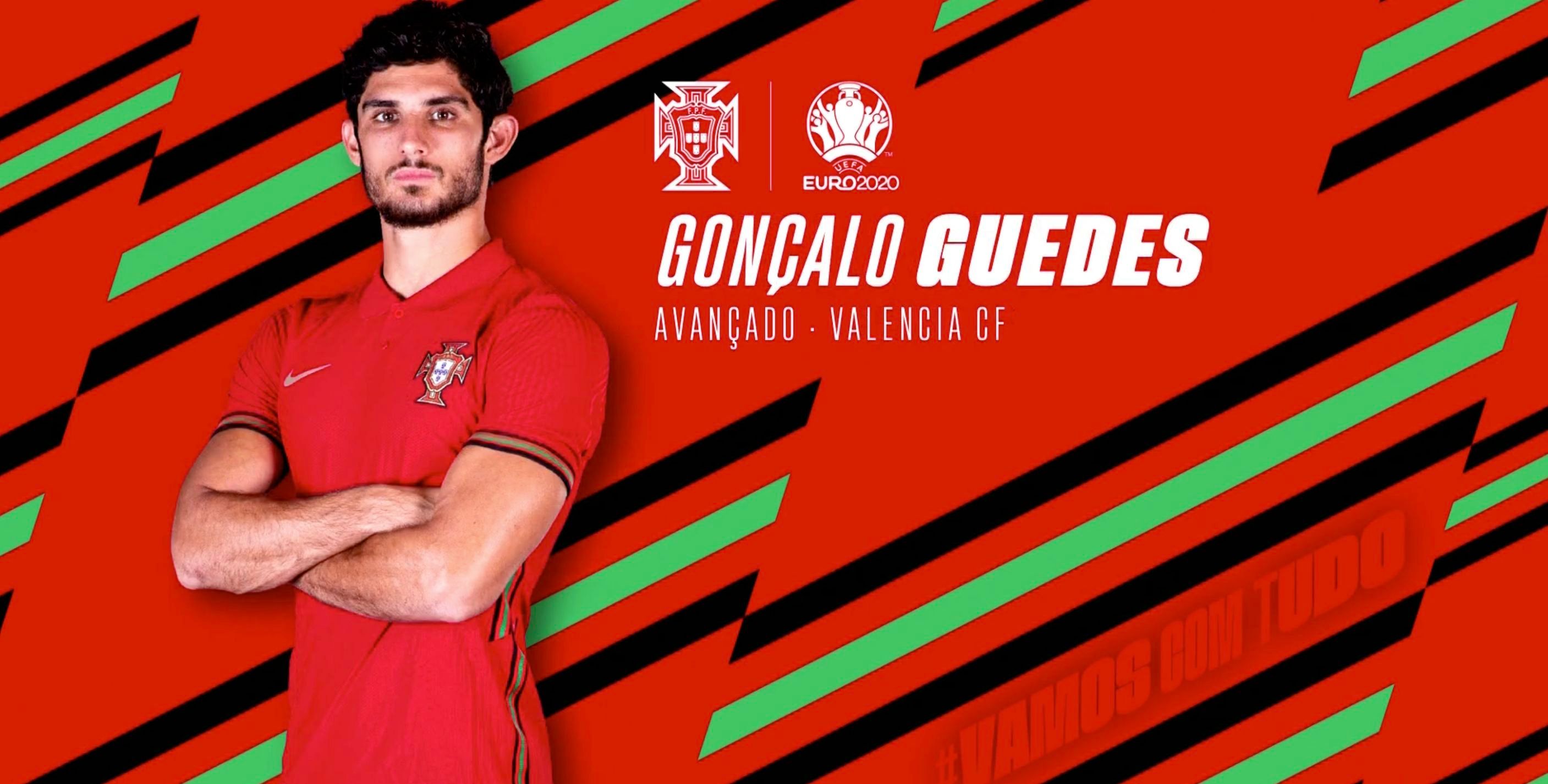 Guedes convocado por Portugal para la Eurocopa.