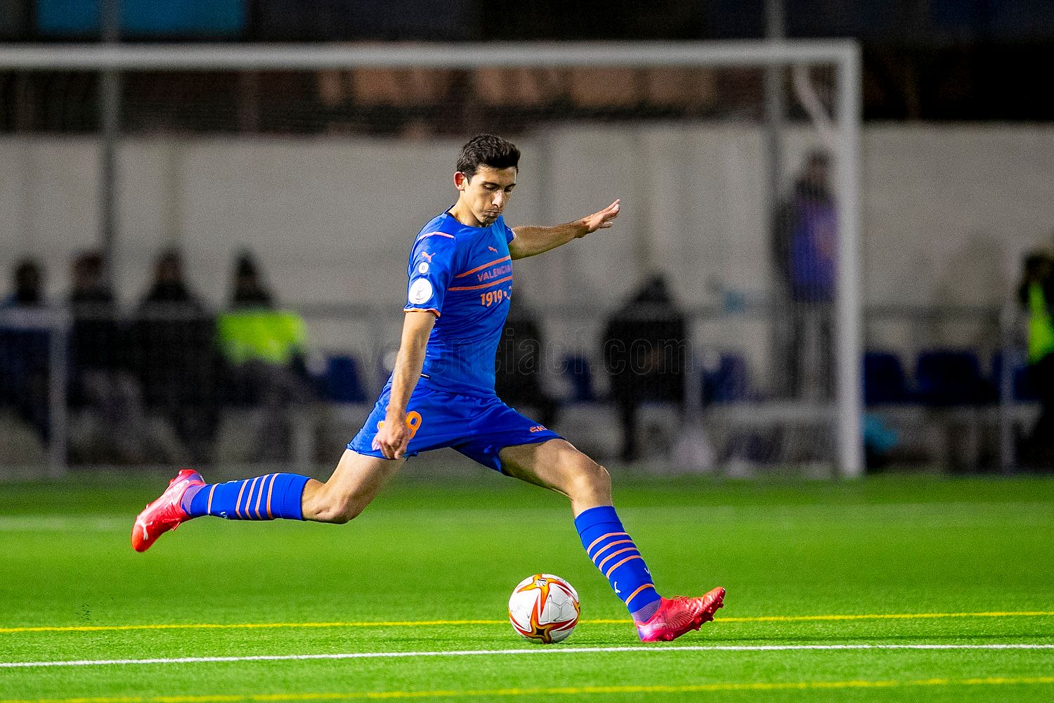 César Tárrega el día de su debut en Copa
