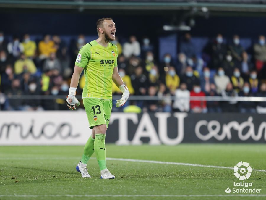  Cillessen, durante el Villarreal-Valencia.