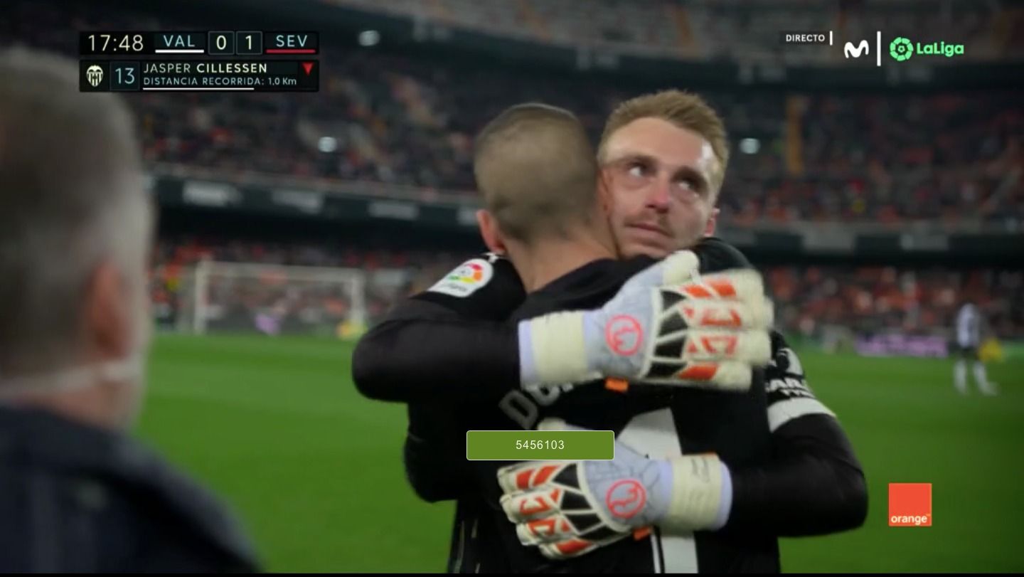  Jaume sustituyó a Cillessen.