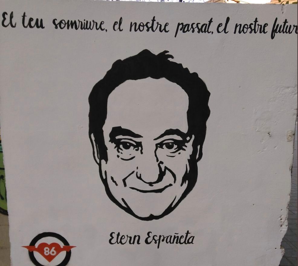  El mural de Españeta ya arreglado