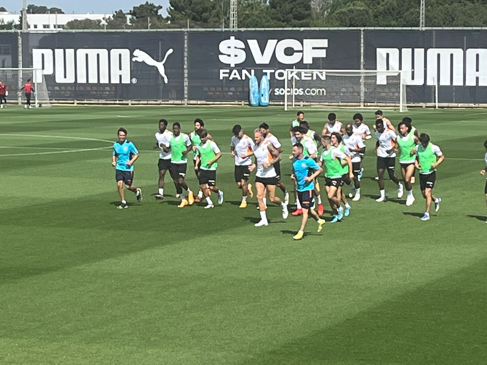  Entrenamiento del Valencia CF
