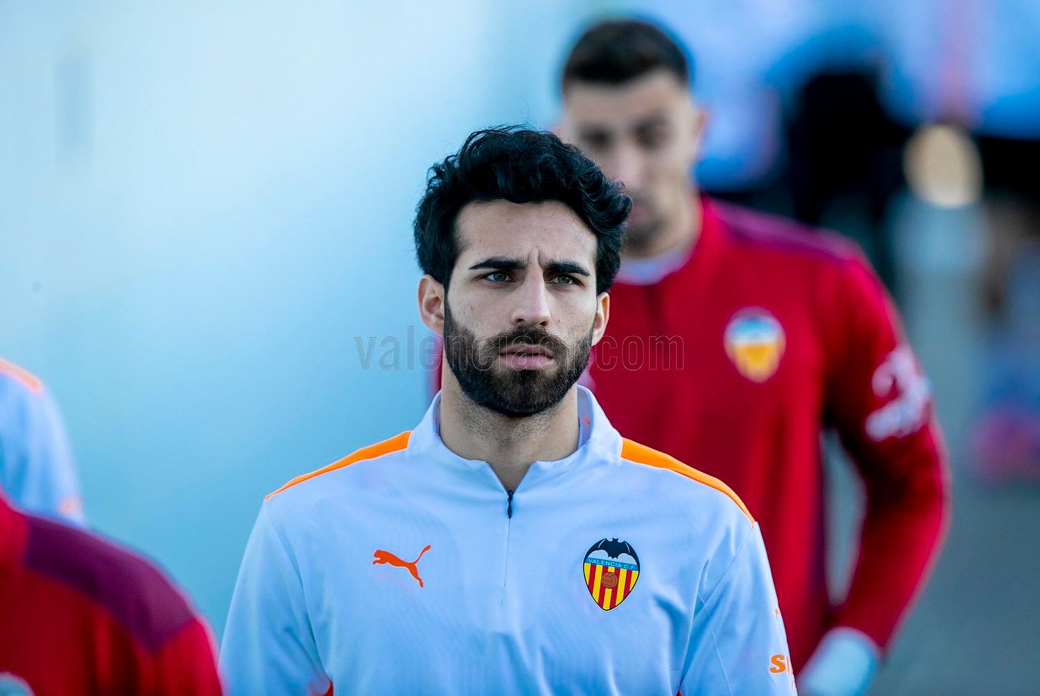  Eray Cömert, en su primer entrenamiento en el Valencia CF.