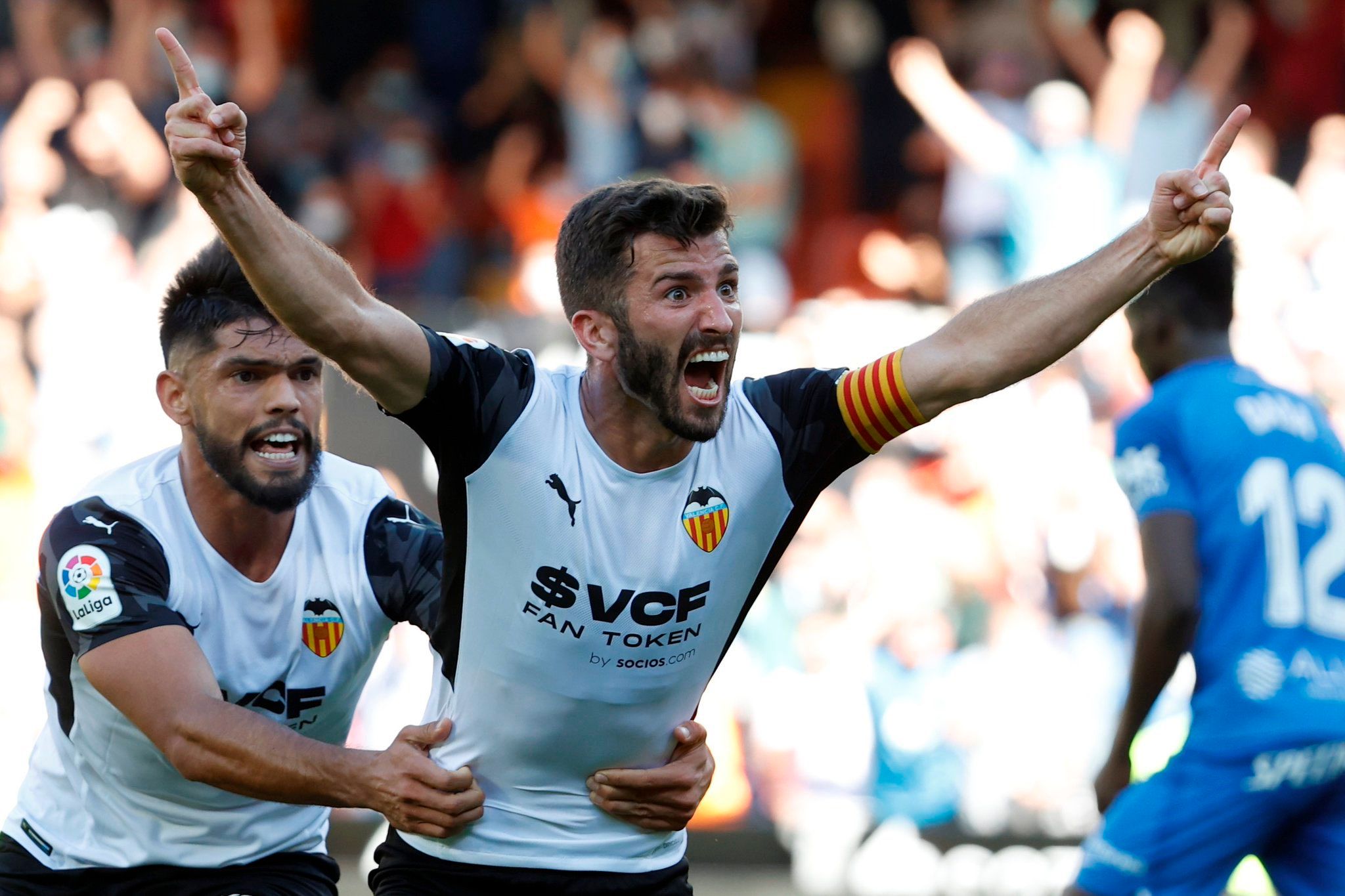  Gayà celebra su gol ante el Mallorca