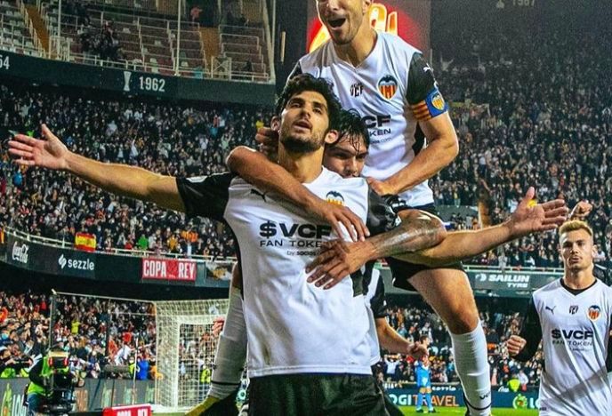 Gol de Guedes ante el Athletic