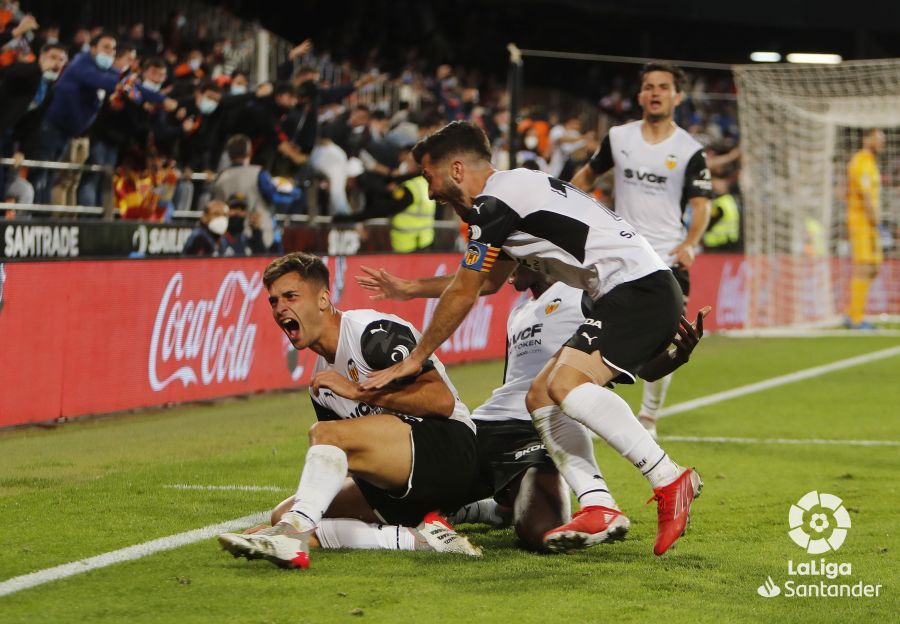 Gol de Hugo Duro en Mestalla que le dio la razón a Bordalás