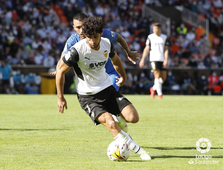  Guedes del Valencia CF ante el Mallorca