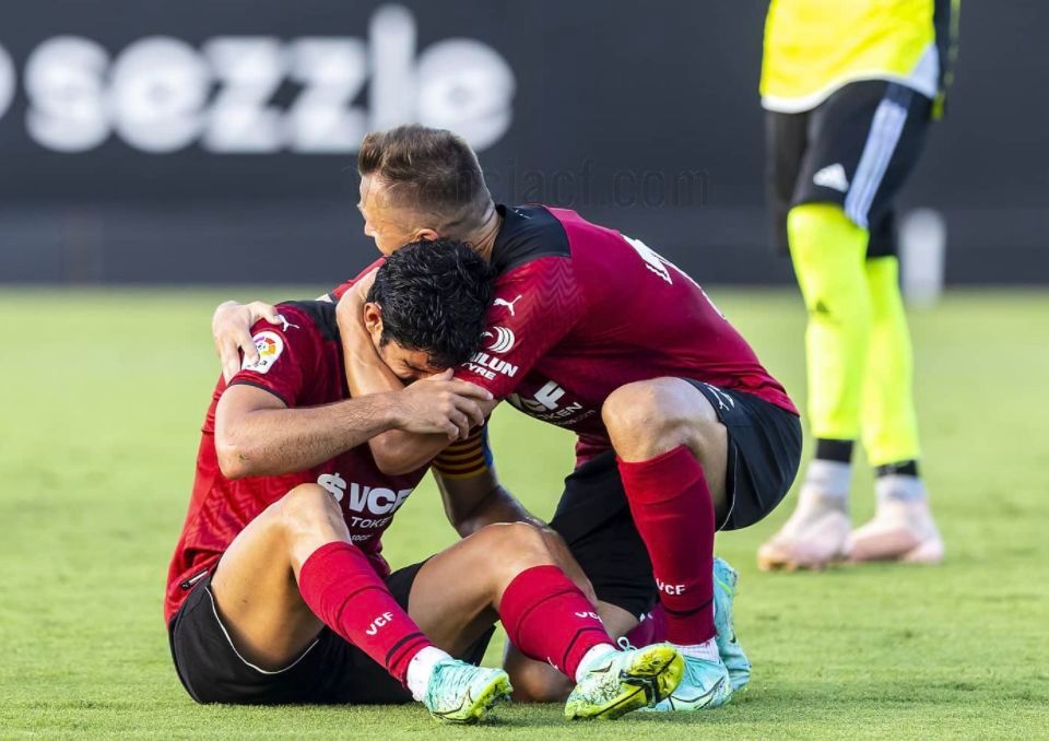 Guedes capitán en el Valencia CF - Cartagena, segunda parte