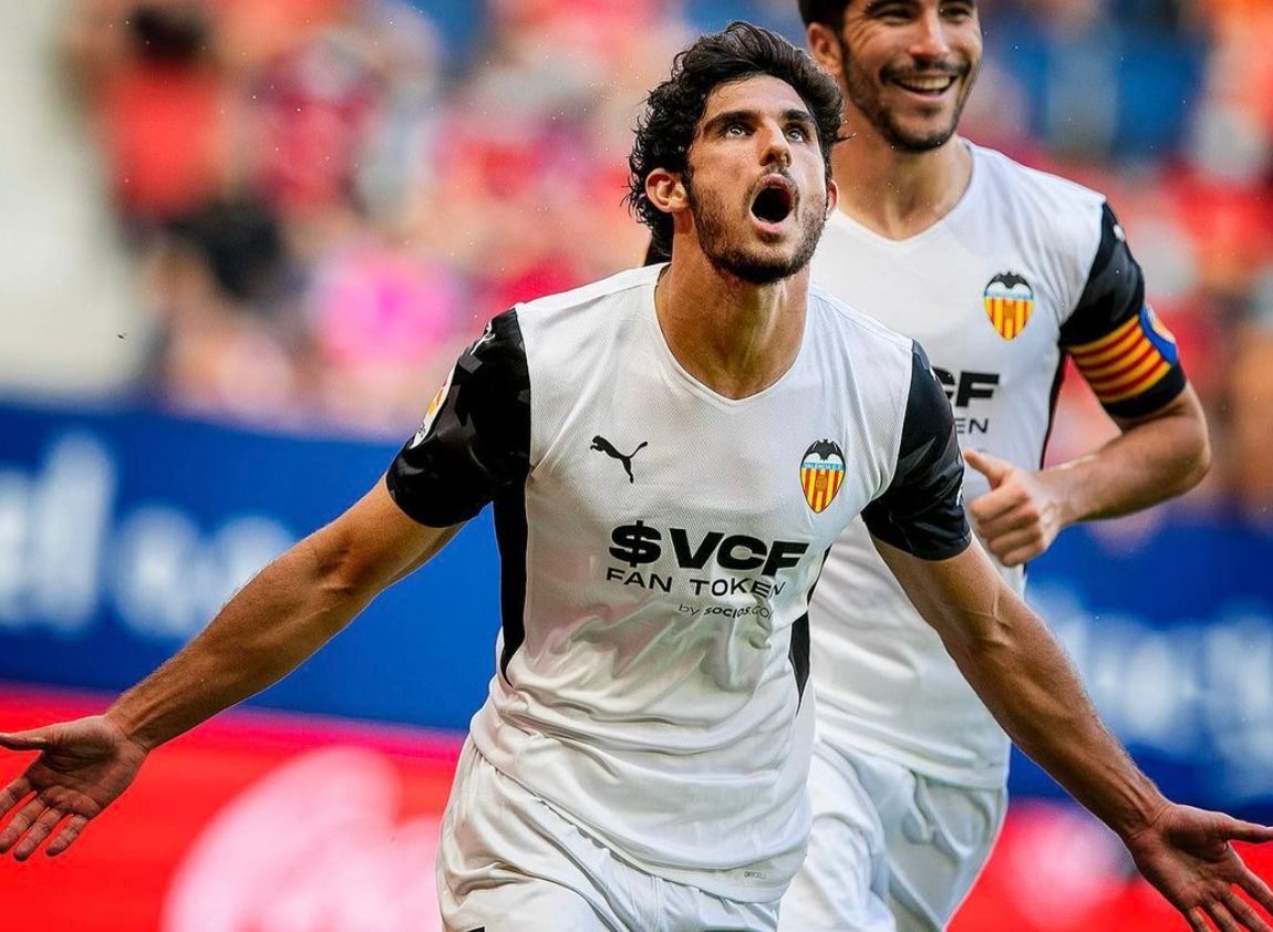  Guedes marca ante Osasuna
