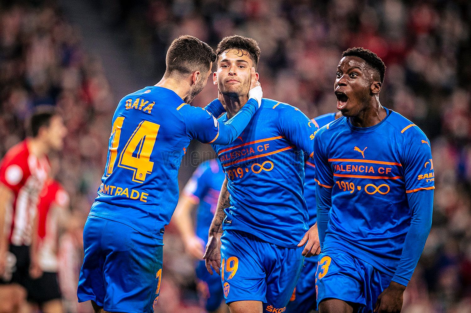 Hugo Duro marca ante el Athletic