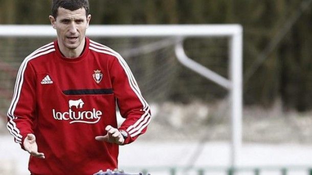 Javi Gracia como entrenador del Osasuna en la 2013/14