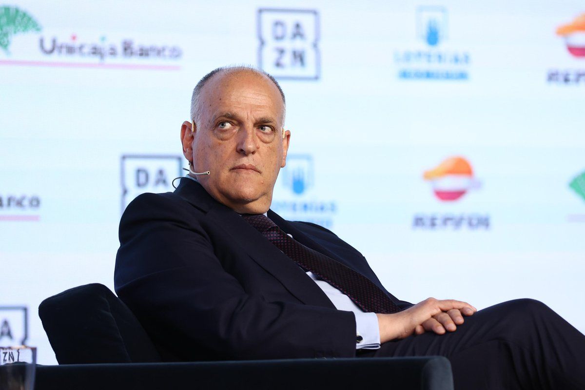  Javier Tebas le manda un recado a Laporta por si quiere comprar a Soler