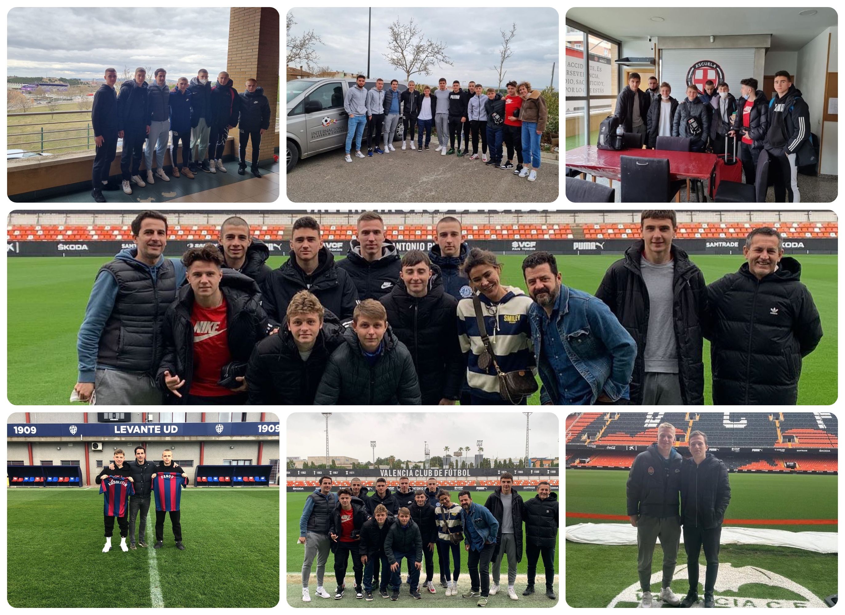  Jorge López y sus chicos de la academia del FC Kryvbas