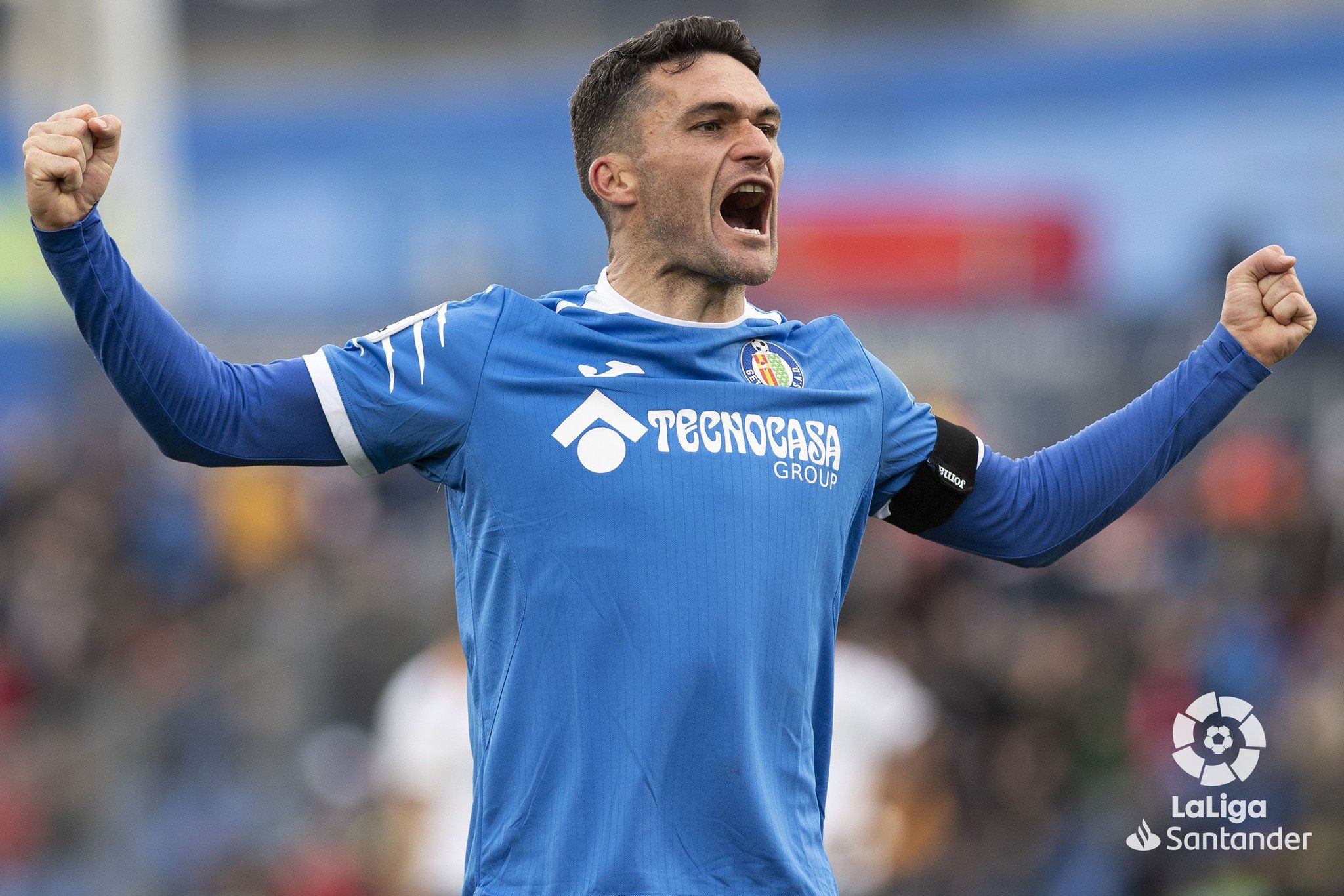  Jorge Molina celebra el 1-0 del Getafe.