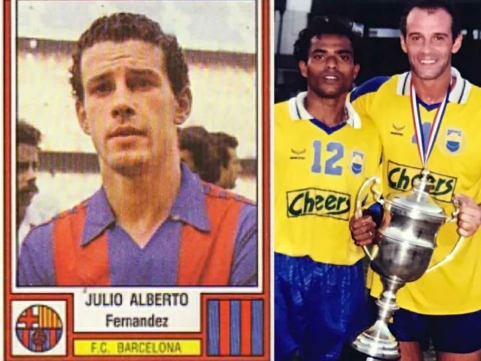 Julio Alberto en el Club Valencia de Maldivas