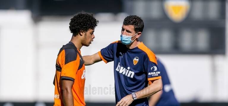  Javi Gracia habló de los jóvenes que jugaron en el partido de Copa