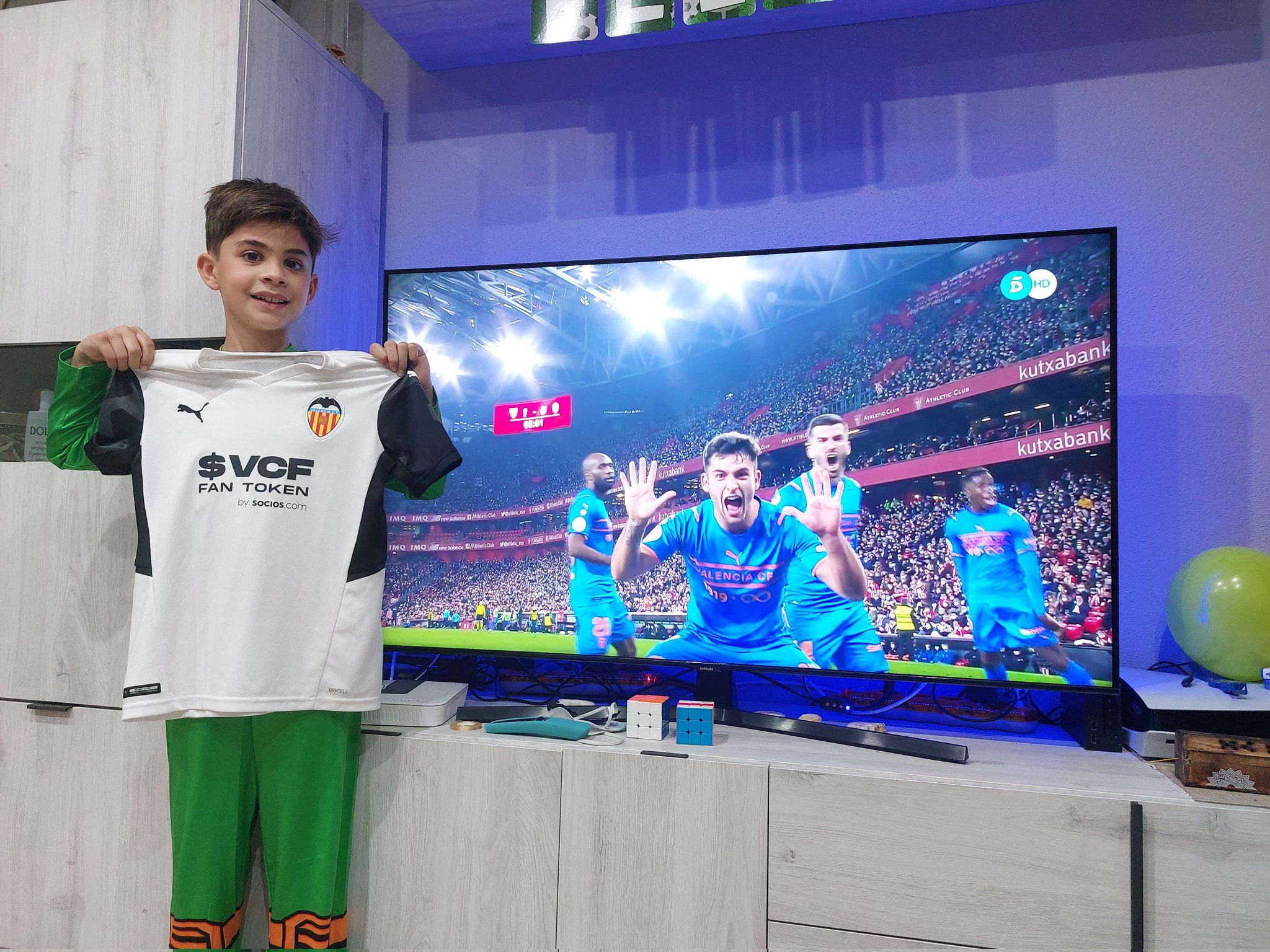  La dedicatoria de Hugo Duro tras empatar contra los de Marcelino